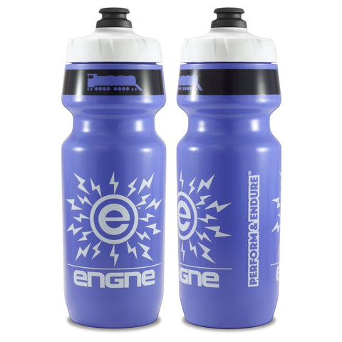 eNGNe – High Performance Bike Water Bottles – 24 oz | Medium Purple & White (2-Pack)