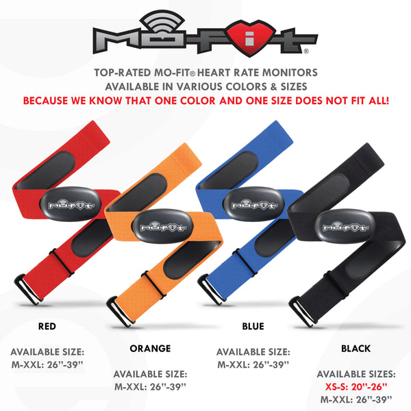 Mo-Fit Heart Rate Monitor Chest Strap for Garmin, Apple, Android