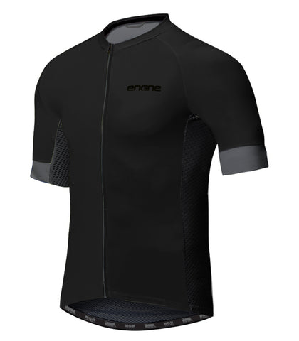 eNGNe Men's Cycling Jersey | Fitted Comfort | Three Rear Pocket | Bike Shirt | Quick Dry Cycling Shirt Top