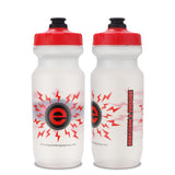 NGN Sport – High Performance Bike Water Bottles – 21 oz | Clear & Red (2-Pack)