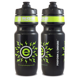 NGN Sport – High Performance Bike Water Bottles – 24 oz | Black & Fluoro Chartreuse Yellow (2-Pack)