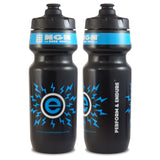 NGN Sport – High Performance Bike Water Bottles – 24 oz | Black & Fluoro Electric Blue (2-Pack)