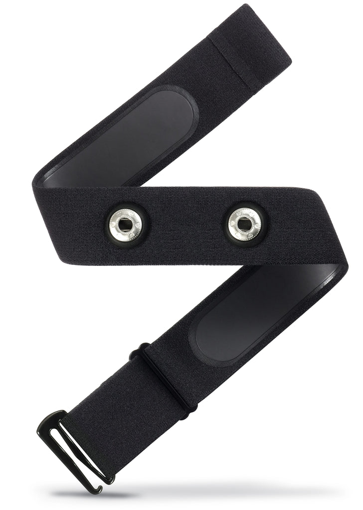 HRM Soft Strap | Universal Replacement for Mo-Fit, Most Garmin, & Select/ Legacy Polar & Wahoo HRM Transmitters | Black