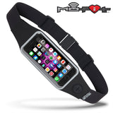 Mo-Fit® Waist Pack / Running Belt for iPhone, Android and most Smartphones | Black