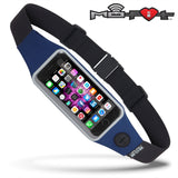 Mo-Fit® Waist Pack / Running Belt for iPhone, Android and most Smartphones | Navy Blue