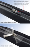 NGN® Sport 2-Pocket Running/ Fitness Waist Pack | Black