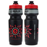 NGN Sport – High Performance Bike Water Bottles – 24 oz | Black & Red (2-Pack)