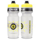 NGN Sport – High Performance Bike Water Bottles – 24 oz | Clear & Yellow (2-Pack)