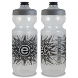 NGN Sport - Purist Water Bottle | Premium Bike Water Bottle with Watergate Cap - 22 oz | Clear (1-Pack)