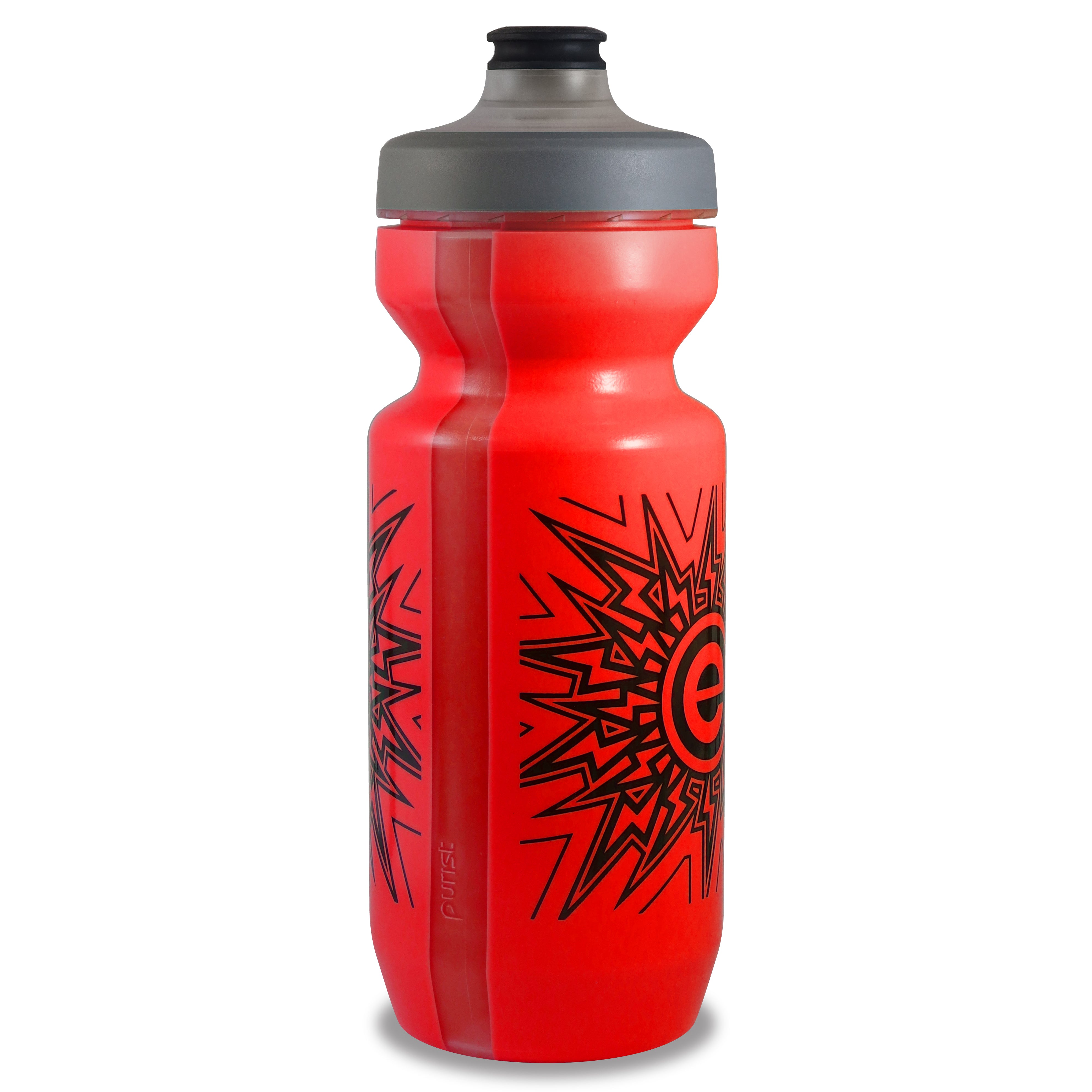 Red bike shop water bottle