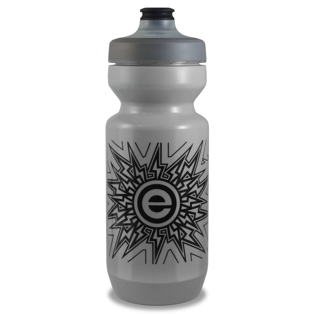 NGN Sport - Purist Water Bottle | Premium Bike Water Bottle with Watergate Cap - 22 oz | Silver Iridescent (1-Pack)