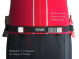 NGN Sport - Race Number Belt for Triathlon, Marathon, Running, Cycling - 10 Gel Loops | Black