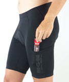 Double-D Men's Cycling Shorts | 3D Padded Bike Shorts | Two Pocket | Bikers Short | Quick Dry Biker Shorts