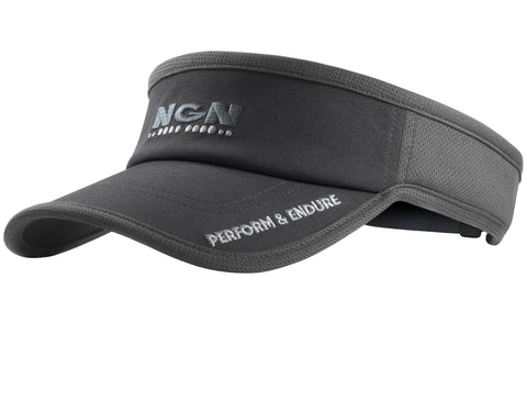 Ultra-light Sport Mesh Running Visor for Men & Women | Triathlon Visor | Run Sun Visor  | Also for Golf, Tennis & Performance Sports - Iron Gray