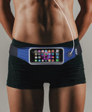 Mo-Fit® Waist Pack / Running Belt for iPhone, Android and most Smartphones | Peacock