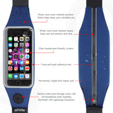 Mo-Fit® Waist Pack / Running Belt for iPhone, Android and most Smartphones | Turquoise