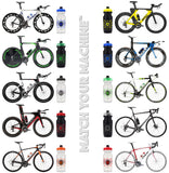 NGN Sport – High Performance Bike Water Bottles – 21 oz | Clear & Green (2-Pack)